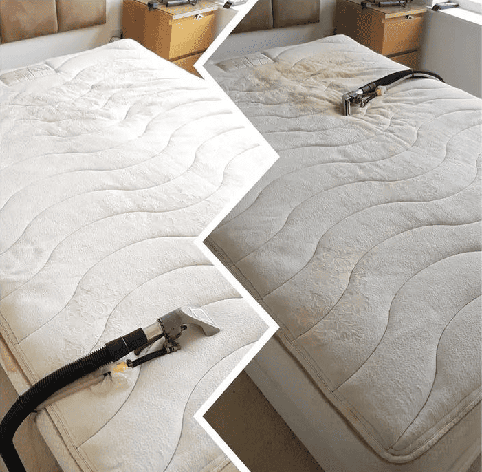 Βιολογικός καθαρισμός στρώματος με επαγγελματικά μηχανήματα - αφαίρεση ακάρεων και λεκέδων